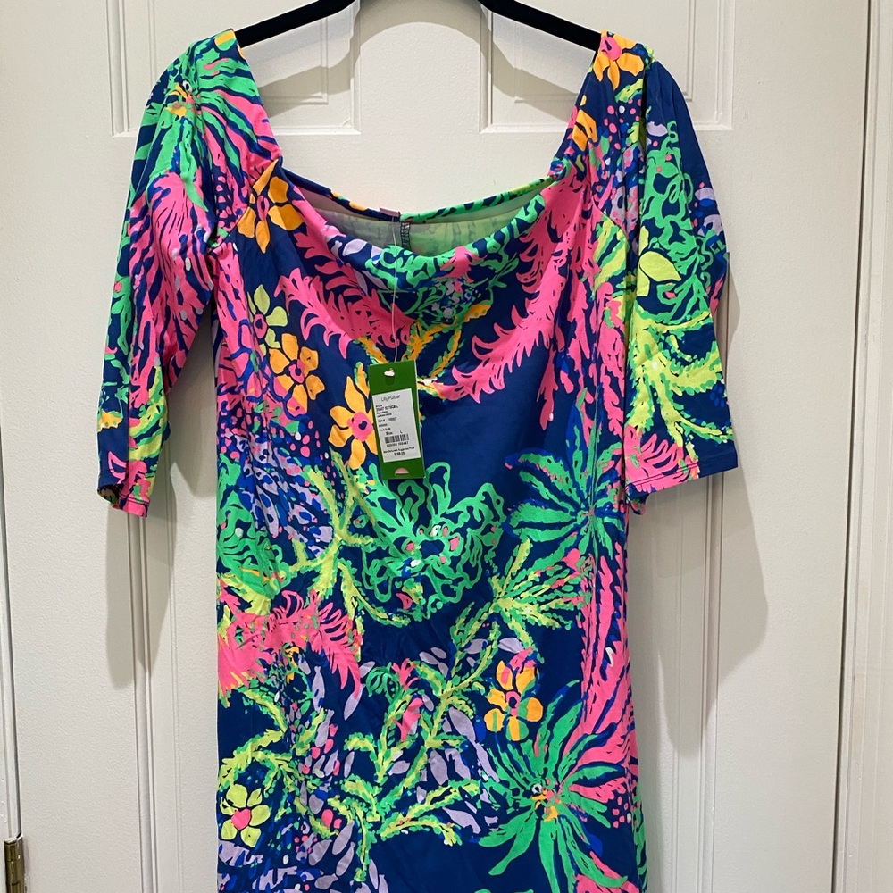 Off the shoulder Lilly Pulitzer dress